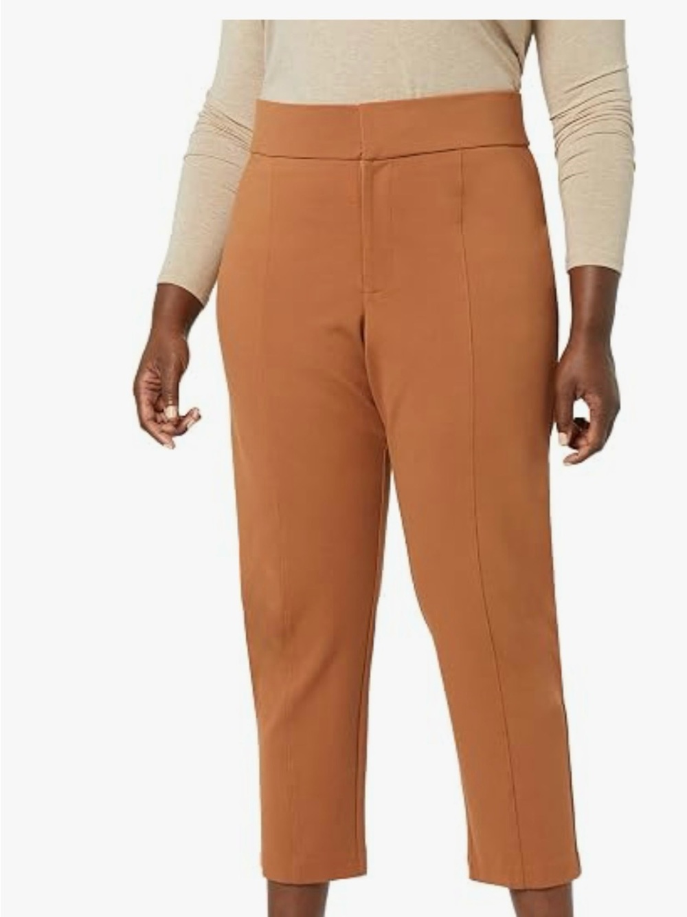 Amazon Essentials Straight Leg Pants in Brown Size Medium .Brand new, never worn